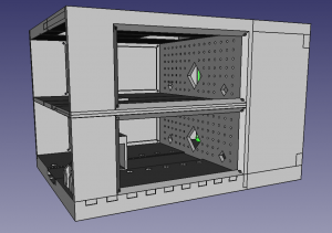 3d model of bee tracking system